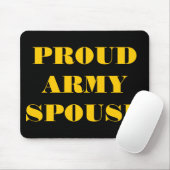 Mousepad Proud Army Ehefrau (Mit Mouse)