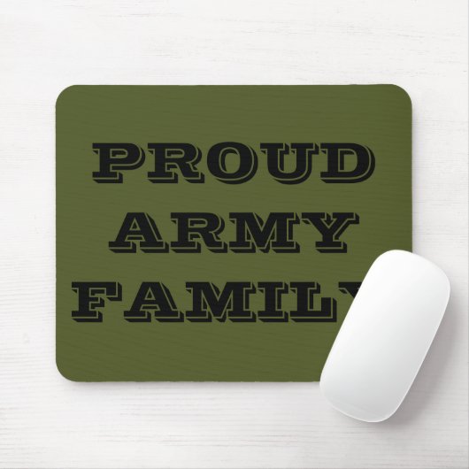 Mousepad Proud Army Family (Mit Mouse)