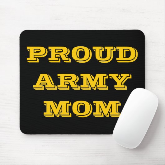 Mousepad Proud Army Mama (Mit Mouse)