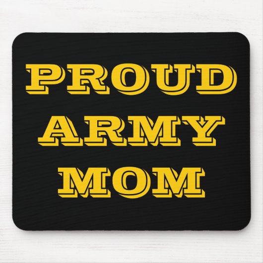 Mousepad Proud Army Mama (Vorne)