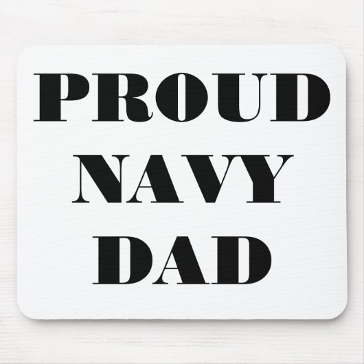 Mousepad Proud Navy Vater (Vorne)