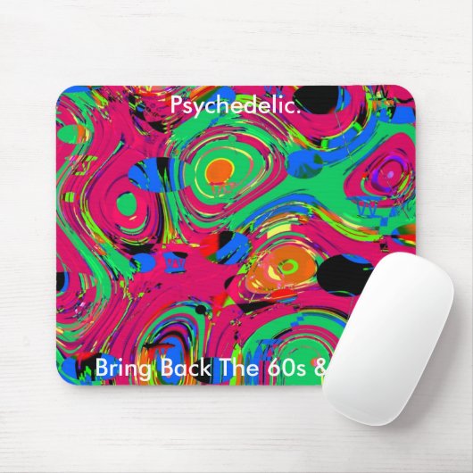 Mousepad Psychedelic bringt 60er-70er zurück (Mit Mouse)