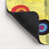 Mousepad Punkte grungy schmutzig alten Vintagen Fa (Ecke)