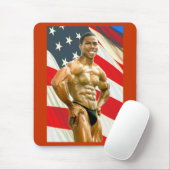 Mousepad, QFLAG, rote Grenze Mousepad (Mit Mouse)