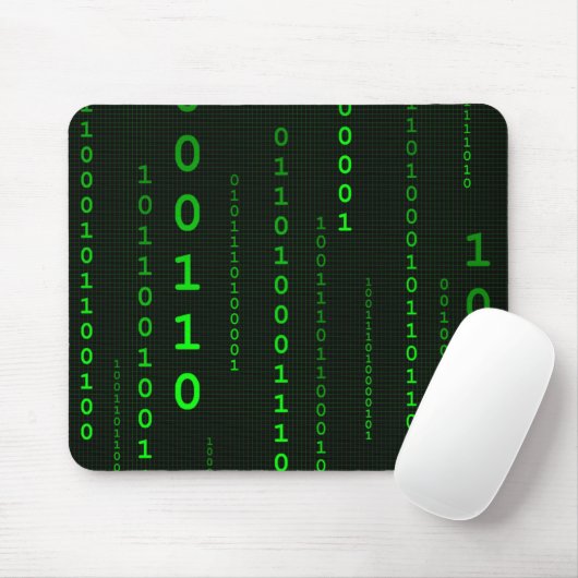 Mousepad Quadrat des binären Codes (Mit Mouse)