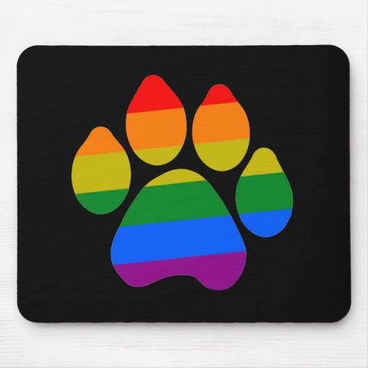 Mousepad Rainbow Paws (Vorne)