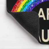 Mousepad Rainbows sind wunderschön (Ecke)