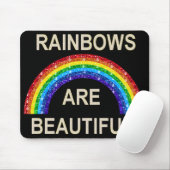 Mousepad Rainbows sind wunderschön (Mit Mouse)