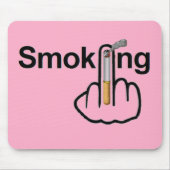 Mousepad Rauchen Gedreht (Vorne)