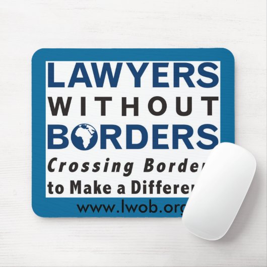 Mousepad Rechtsanwälte ohne Grenzen (Mit Mouse)