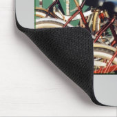 Mousepad "Red Bicycles" (Ecke)
