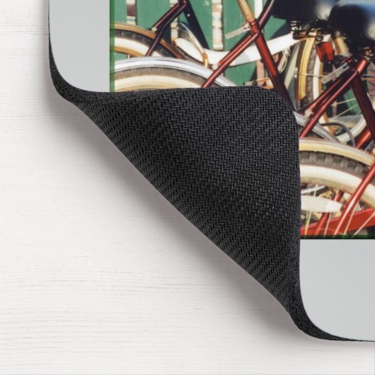 Mousepad "Red Bicycles" (Ecke)