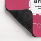 Mousepad - RED - QR - GLAM Collection (Ecke)