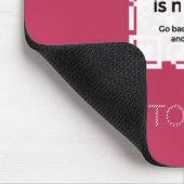 Mousepad - RED - QR - GLAM Collection (Ecke)