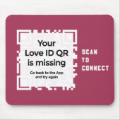 Mousepad - RED - QR - PURE Collection (Vorne)