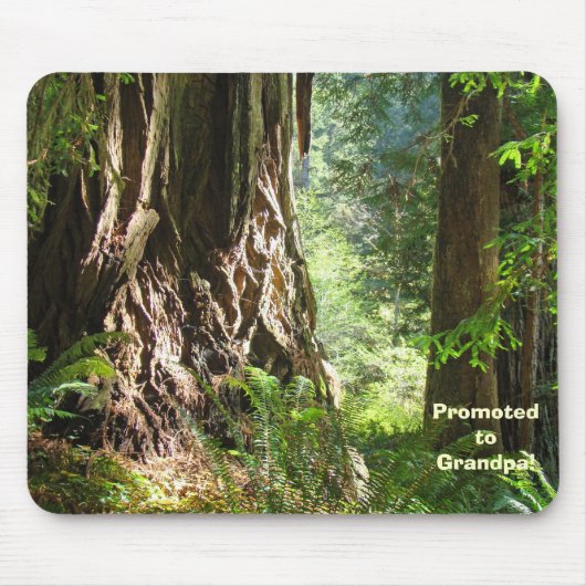 Mousepad Redwood Trees befördert zu Opa! (Vorne)