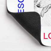Mousepad - Rettung, adoptieren, Pflege, Liebe (Ecke)