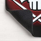 Mousepad-Rock & Roll Drummer-Maus-Pad Mousepad (Ecke)