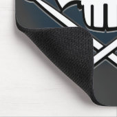 Mousepad-Rock & Roll Drummer-Maus-Pad Mousepad (Ecke)