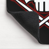 Mousepad-Rock & Roll Drummer-Maus-Pad Mousepad (Ecke)