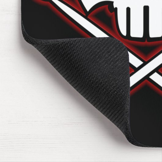 Mousepad-Rock & Roll Drummer-Maus-Pad Mousepad (Ecke)