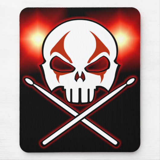 Mousepad-Rock & Roll Drummer-Maus-Pad Mousepad (Vorne)