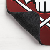 Mousepad-Rock & Roll Drummer-Maus-Pad Mousepad (Ecke)