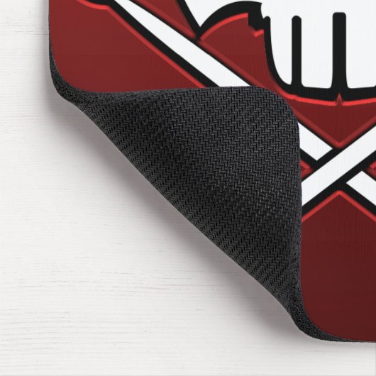 Mousepad-Rock & Roll Drummer-Maus-Pad Mousepad (Ecke)