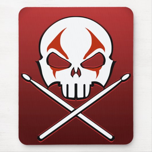 Mousepad-Rock & Roll Drummer-Maus-Pad Mousepad (Vorne)