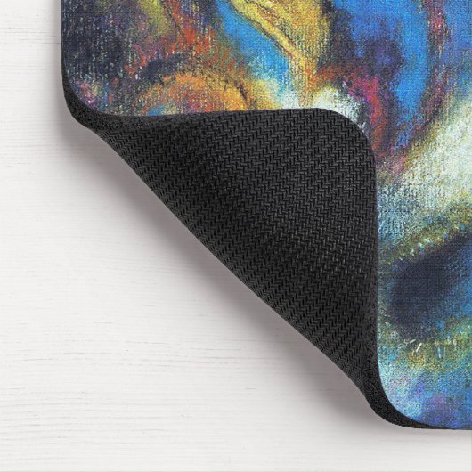 Mousepad: Roger & Angelica 2 von Odilon Redon Mousepad (Ecke)