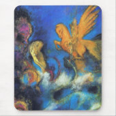 Mousepad: Roger & Angelica 2 von Odilon Redon Mousepad (Vorne)