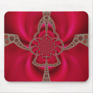 Mousepad Rosa Abstraktes Muster