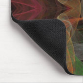 Mousepad, rosa, grün und schwarz, Fraktal Mousepad (Ecke)