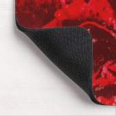 Mousepad Rote Rose Wasserfarbe (Ecke)