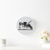 Mousepad Runde Wanduhr (Zuhause)