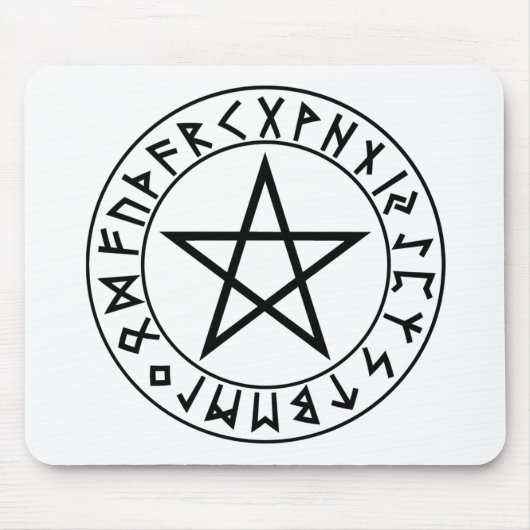 mousepad Rune-Pentagramm (Vorne)