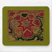 Mousepad "Rustic Hearts" (Vorne)