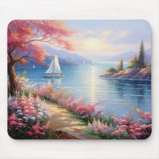 Mousepad | Sailboats in Distance (Vorne)