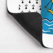 Mousepad Saint Pierre und Miquelon Flag (Ecke)