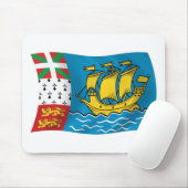 Mousepad Saint Pierre und Miquelon Flag (Mit Mouse)