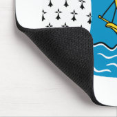 Mousepad Saint Pierre und Miquelon Flag (Ecke)