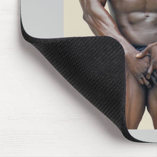 Mousepad, Sam Addo, Bodybuilder S39B Mousepad (Ecke)