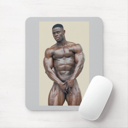 Mousepad, Sam Addo, Bodybuilder S39B Mousepad (Mit Mouse)