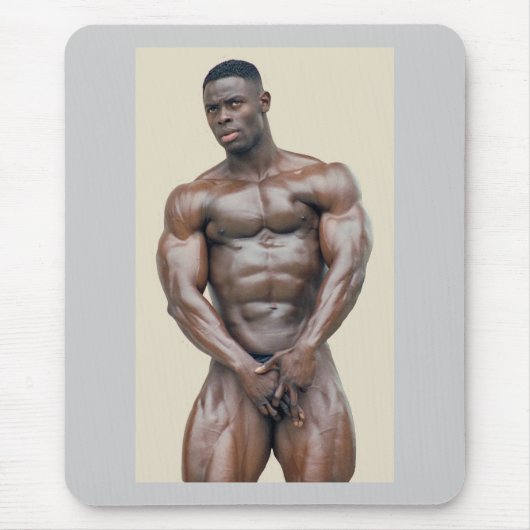 Mousepad, Sam Addo, Bodybuilder S39B Mousepad (Vorne)