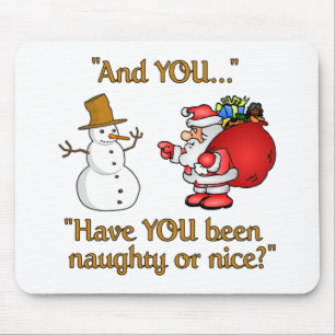 Mousepad Santa & Snowman