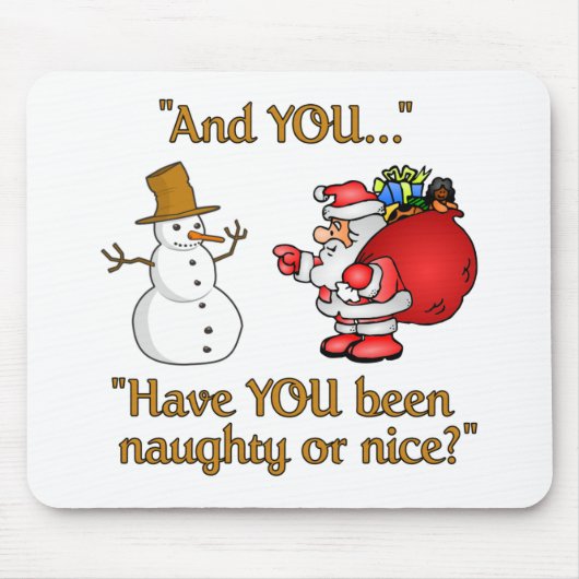 Mousepad Santa & Snowman (Vorne)