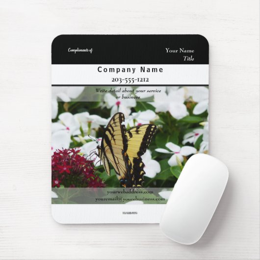 Mousepad-Schmetterling - HAMbyWG Mousepad (Mit Mouse)