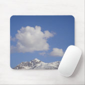 Mousepad Schneeberg mit lustiger Wolke (Mit Mouse)