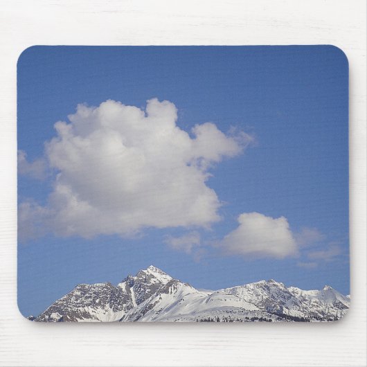Mousepad Schneeberg mit lustiger Wolke (Vorne)