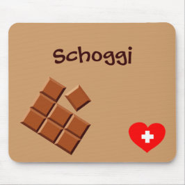 Mousepad Schoggi (Schweizer Schokolade)